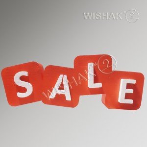 Вивіска з об'ємними літерами з пінопласту SalePF110