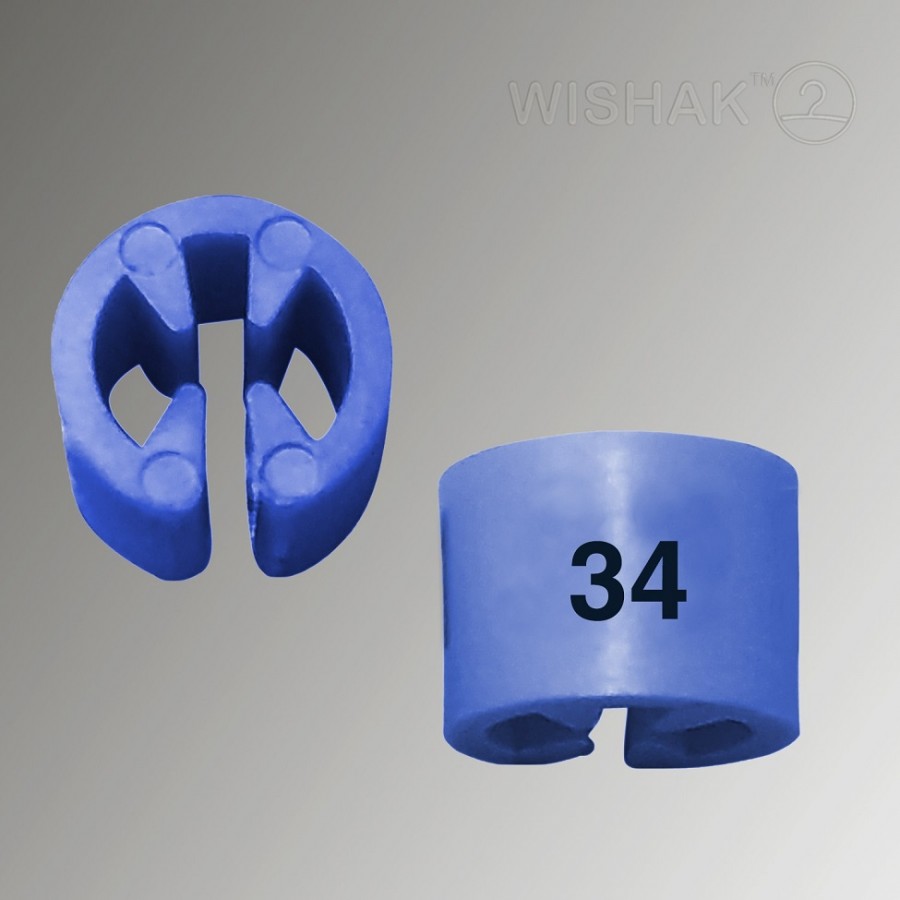 34 (синій)